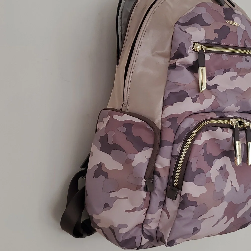 Tumi Voyageur Carson Backpack In Camo Pink